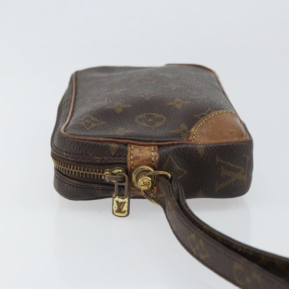 LOUIS VUITTON Monogram Marly Dragonne PM Clutch Bag M51827 LV Auth bs32758