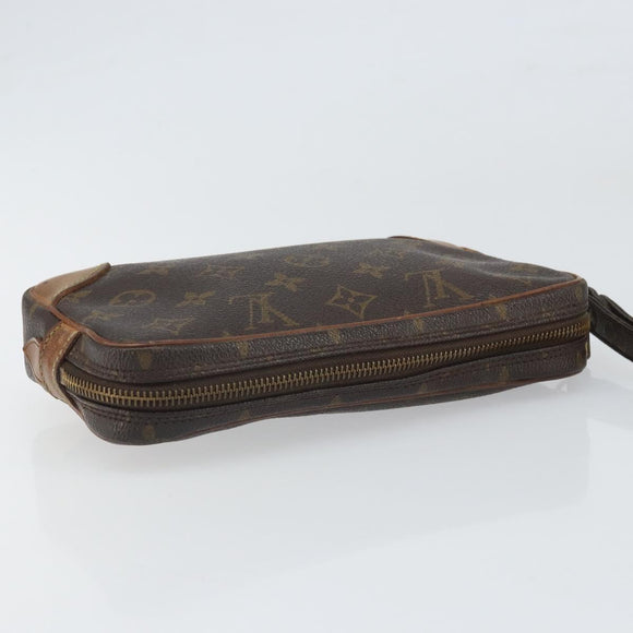 LOUIS VUITTON Monogram Marly Dragonne PM Clutch Bag M51827 LV Auth bs32758