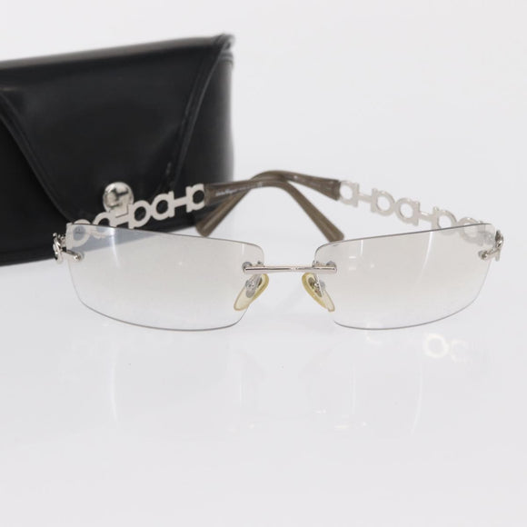 Salvatore Ferragamo Sunglasses metal Silver Auth bs32759