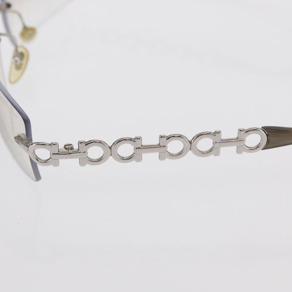 Salvatore Ferragamo Sunglasses metal Silver Auth bs32759
