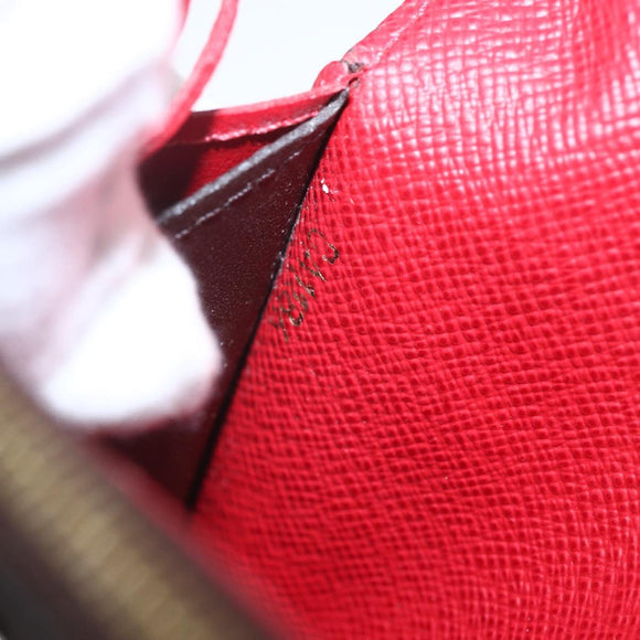 LOUIS VUITTON Damier Ebene Portefeuille Emilie Long Wallet N63544 Auth bs32762