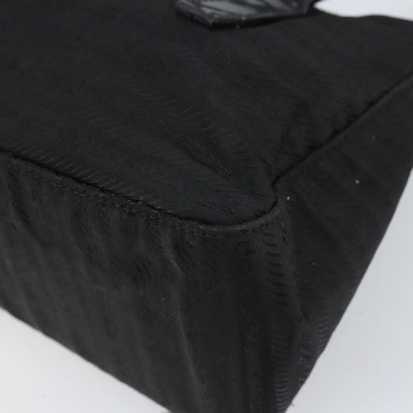 PRADA Hand Bag Nylon Black Auth bs32763
