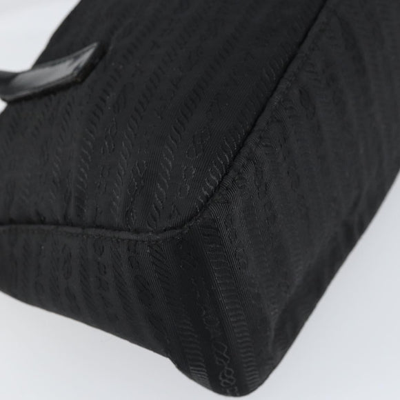 PRADA Hand Bag Nylon Black Auth bs32763