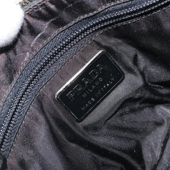 PRADA Hand Bag Nylon Black Auth bs32763