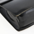 Salvatore Ferragamo Business Bag Leather Black Silver Auth bs32765-16