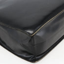 Salvatore Ferragamo Business Bag Leather Black Silver Auth bs32765-18