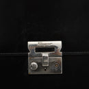 Salvatore Ferragamo Business Bag Leather Black Silver Auth bs32765-19