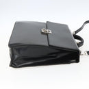 Salvatore Ferragamo Business Bag Leather Black Silver Auth bs32765-4
