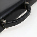 Salvatore Ferragamo Business Bag Leather Black Silver Auth bs32765-7