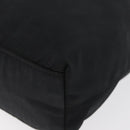 PRADA Tote Bag Nylon Black Silver Auth bs32768-17