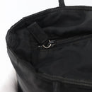 PRADA Tote Bag Nylon Black Silver Auth bs32768-19