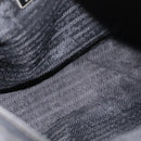 PRADA Tote Bag Nylon Black Silver Auth bs32768-21