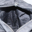 PRADA Tote Bag Nylon Black Silver Auth bs32768-22