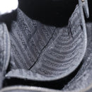 PRADA Tote Bag Nylon Black Silver Auth bs32768-24