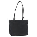 PRADA Tote Bag Nylon Black Silver Auth bs32768-2