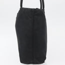 PRADA Tote Bag Nylon Black Silver Auth bs32768-4