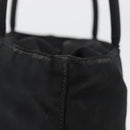 PRADA Tote Bag Nylon Black Silver Auth bs32768-6