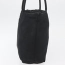 PRADA Tote Bag Nylon Black Silver Auth bs32768-7