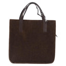 CHANEL Tote Bag Mouton Brown CC Auth bs32769-13