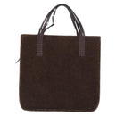 CHANEL Tote Bag Mouton Brown CC Auth bs32769-2