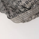 CHANEL Unlimited Shoulder Bag Coated Canvas Silver CC Auth bs32772-14