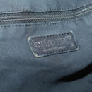 CHANEL Unlimited Shoulder Bag Coated Canvas Silver CC Auth bs32772-19