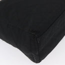 Christian Dior Canage Hand Bag Nylon Black Silver Auth bs32773-12