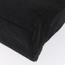 Christian Dior Canage Hand Bag Nylon Black Silver Auth bs32773-13