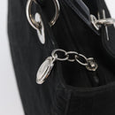 Christian Dior Canage Hand Bag Nylon Black Silver Auth bs32773-15