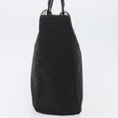 Christian Dior Canage Hand Bag Nylon Black Silver Auth bs32773-5