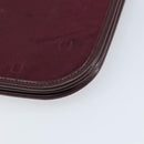 Christian Dior Pouch Canvas Red Gold Auth bs32775-10