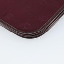 Christian Dior Pouch Canvas Red Gold Auth bs32775-11