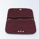 Christian Dior Pouch Canvas Red Gold Auth bs32775-13