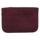 Christian Dior Pouch Canvas Red Gold Auth bs32775-3