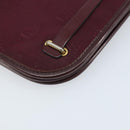 Christian Dior Pouch Canvas Red Gold Auth bs32775-9