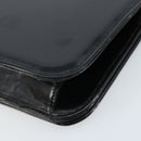 CHANEL Chain Shoulder Bag Patent leather Black Gold CC Auth bs32777-15