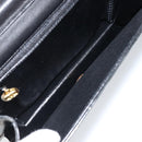 CHANEL Chain Shoulder Bag Patent leather Black Gold CC Auth bs32777-11