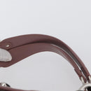 Christian Dior Canage Handtas Nylon Roze Zilver Auth bs32778-14