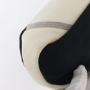 CHANEL Accessory Pouch Nylon White Silver Auth bs32779-15