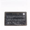 CHANEL Accessory Pouch Nylon White Silver Auth bs32779-12