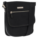 BURBERRY Shoulder Bag Nylon Black Silver Auth bs32780-1