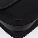 BURBERRY Shoulder Bag Nylon Black Silver Auth bs32780-10