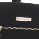 BURBERRY Shoulder Bag Nylon Black Silver Auth bs32780-14