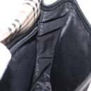 BURBERRY Shoulder Bag Nylon Black Silver Auth bs32780-18