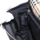 BURBERRY Shoulder Bag Nylon Black Silver Auth bs32780-19