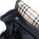 BURBERRY Shoulder Bag Nylon Black Silver Auth bs32780-20