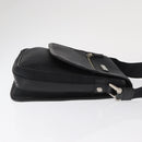 BURBERRY Shoulder Bag Nylon Black Silver Auth bs32780-4