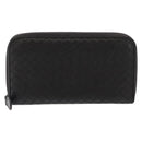 BOTTEGA VENETA INTRECCIATO Wallet Leather 2 Set Black Auth bs32783-2