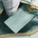 BOTTEGA VENETA INTRECCIATO Shoulder Bag Leather Light Blue Gold Auth bs32785V-17