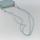 BOTTEGA VENETA INTRECCIATO Shoulder Bag Leather Light Blue Gold Auth bs32785V-7